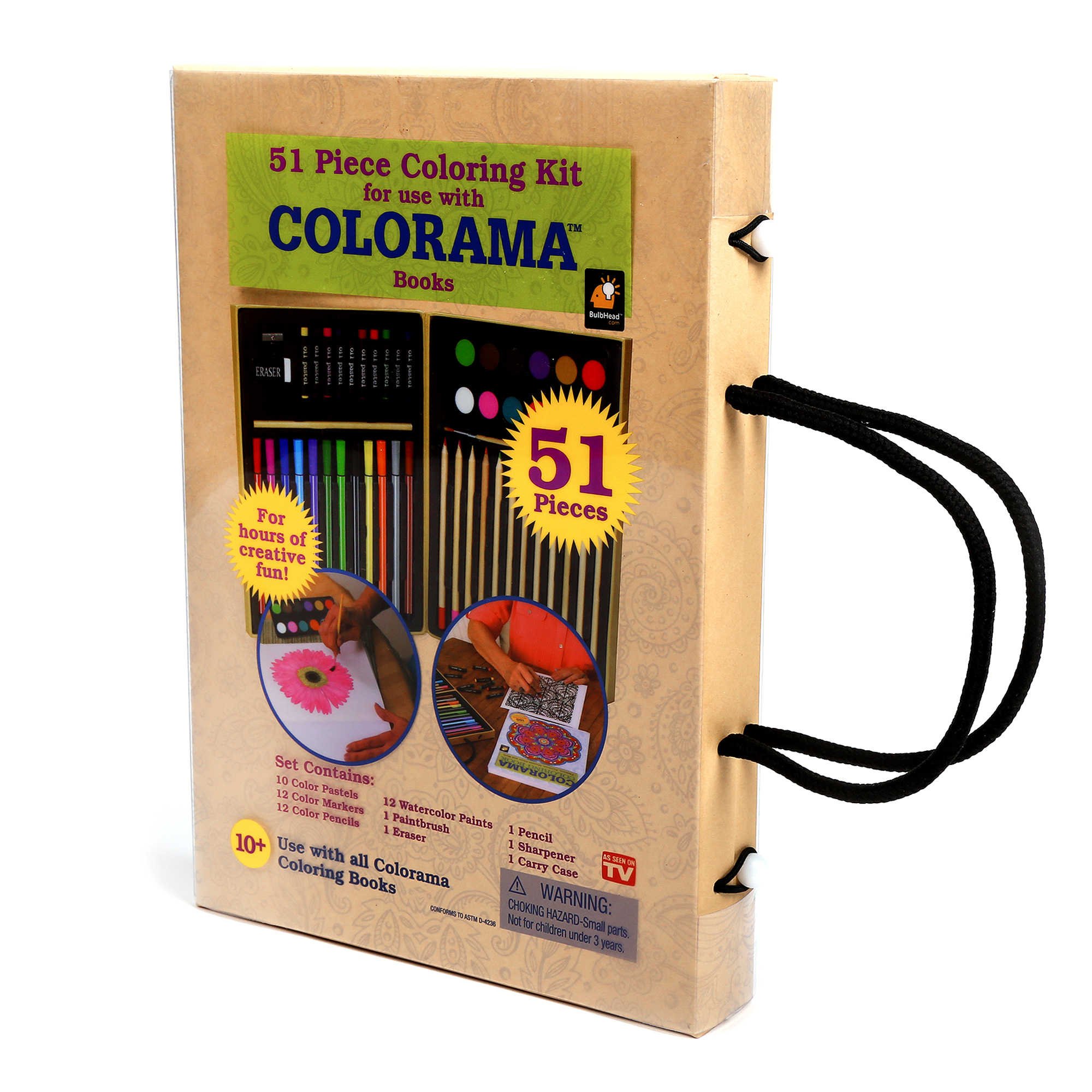 Amazon.com: Colorama Colored Pencils - Color Kit with Case- 51pc